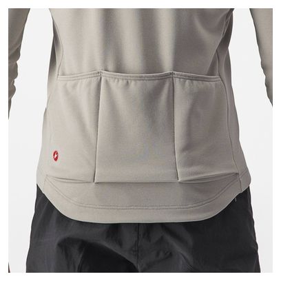 Maillot Manches Longues Castelli Unlimited Trail Gris Clair/Foncé