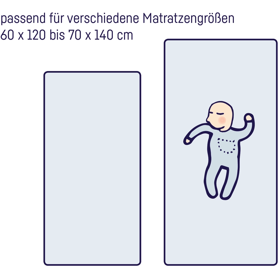 JULIUS ZÖLLNER Spannbetttuch Doppelpack Jersey sand