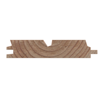 Rhombusprofiel Douglas hout geschaafd 180 x 13,5 x 2,7  cm