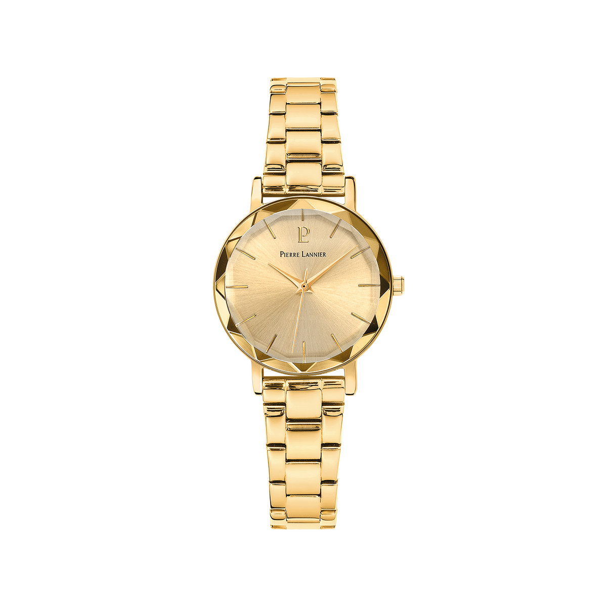 Montre PIERRE LANNIER multiples femme acier dorée