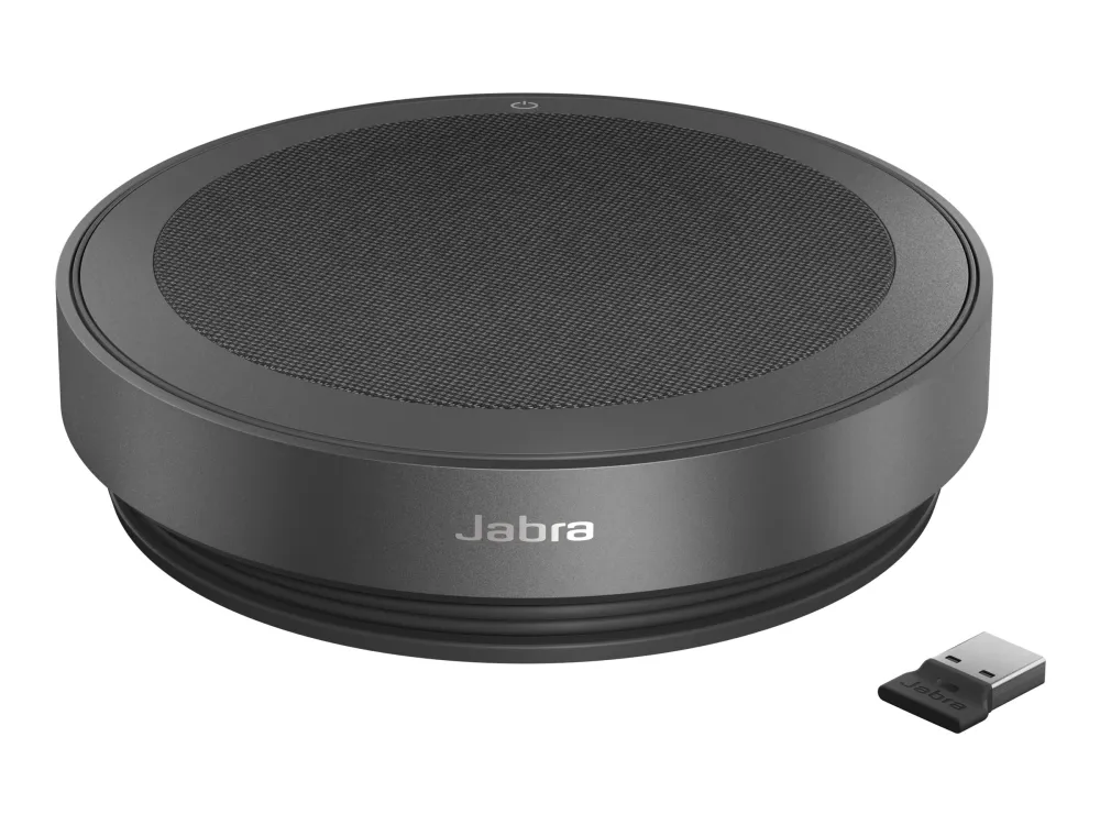 Jabra Speak2 75 UC - Konferencetelefon håndfri - Bluetooth - trådløs, kablet - USB-A, USB-C - mørkegrå - Certified for Zoom Rooms, Zoom Certified, Alcatel-Lucent Certified, Avaya Certified, Cisco Webex Certified, Unify Certified, MFi Certified, Googl