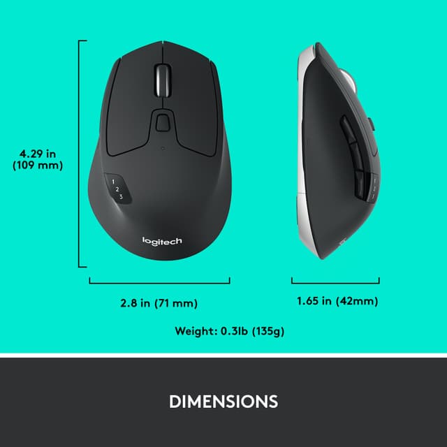 Logitech M720 Triathlon trådløs mus