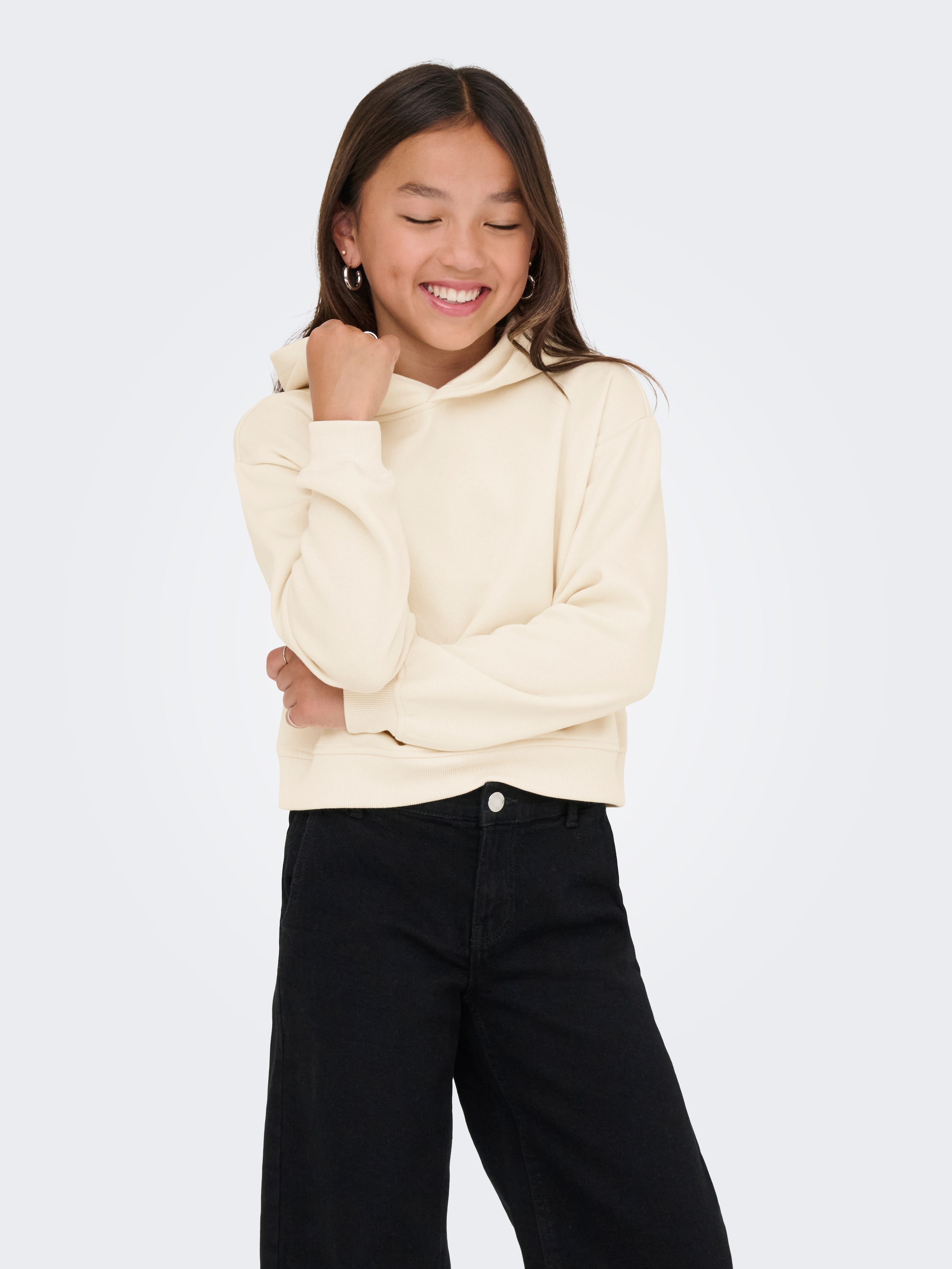 KIDS ONLY Kapuzensweatshirt »KOGSWEAT L/S HOODIE SHORT SWT NOOS«
