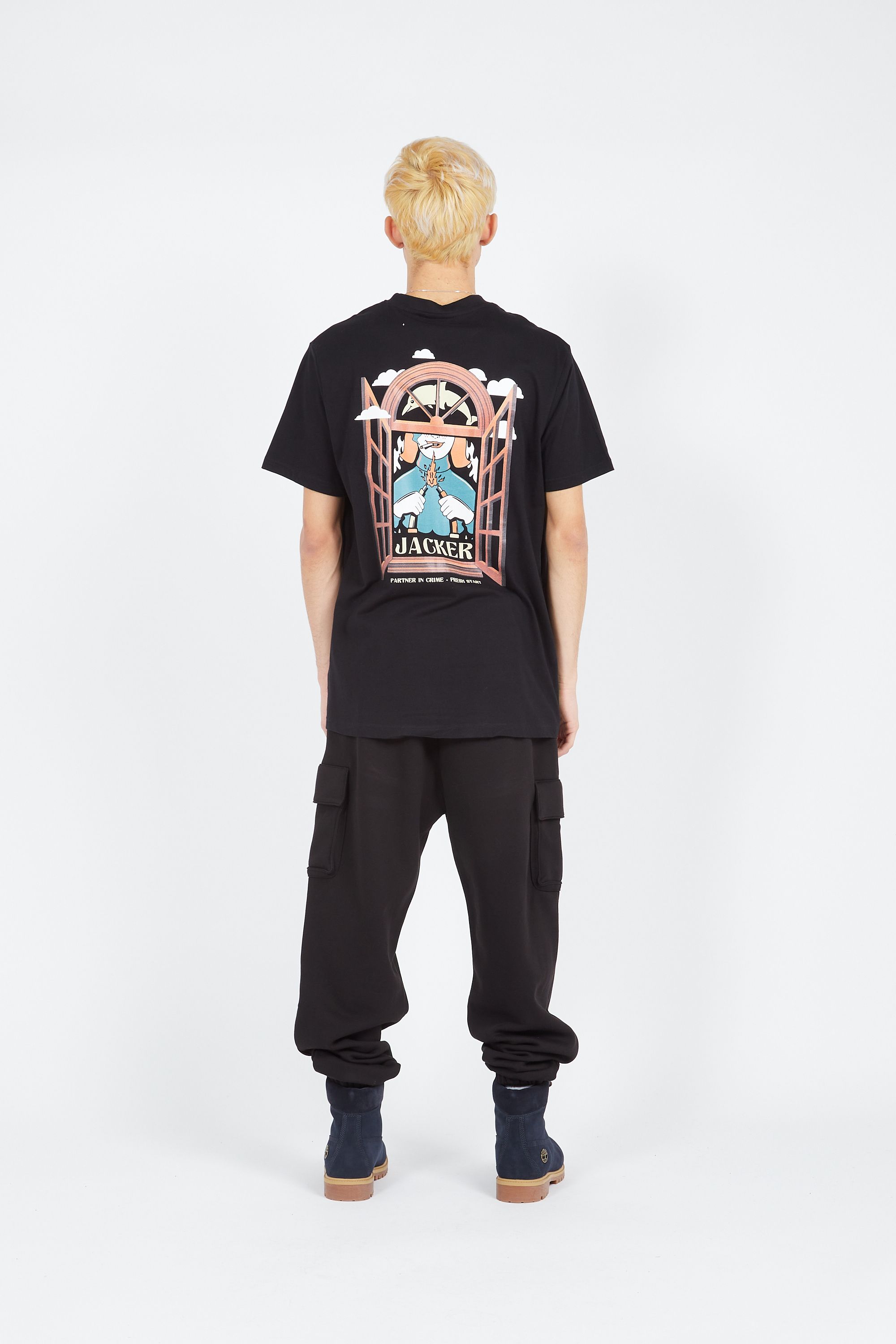 JACKER T-shirt  Fresh Start Noir