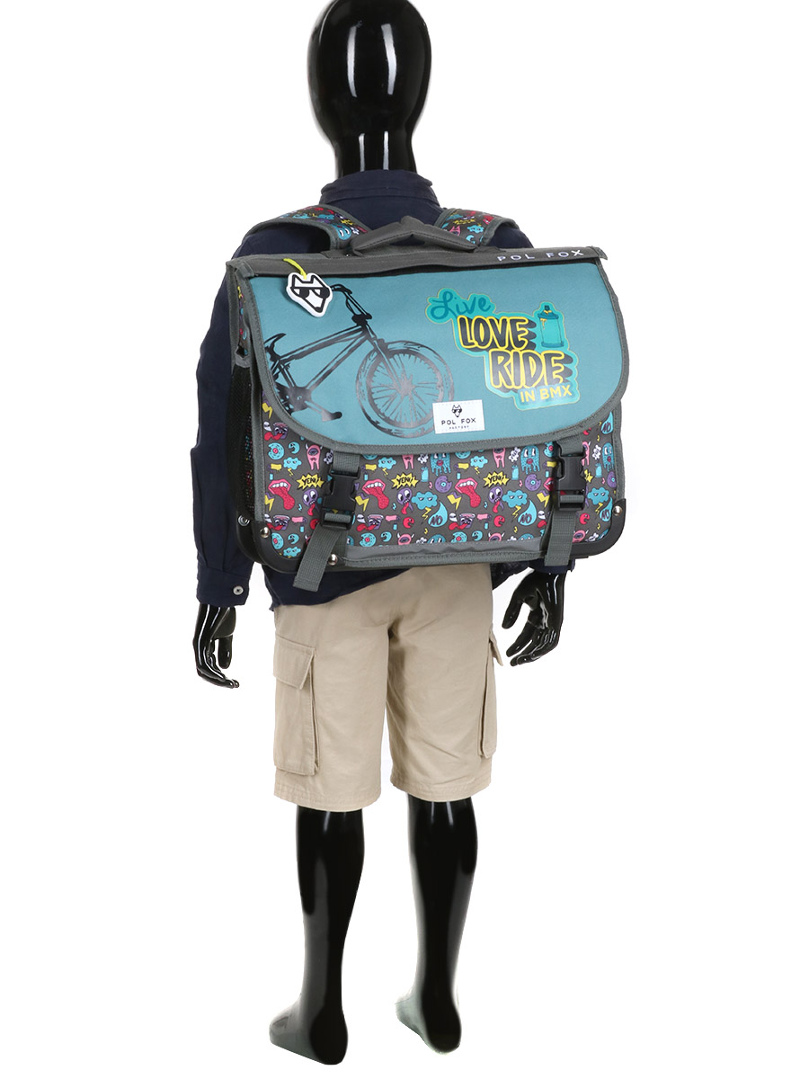 Cartable RÀversible Pol Fox Rider 38 cm