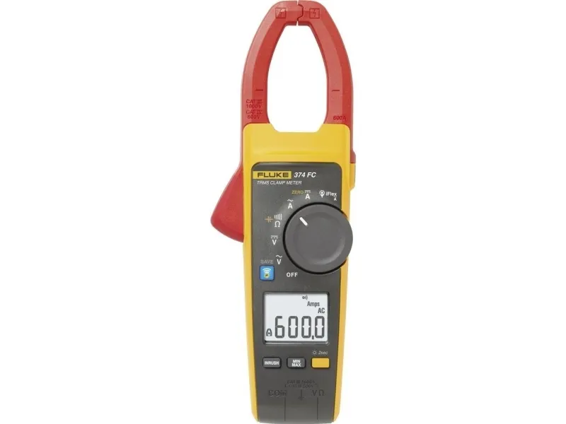 Fluke 374 FC, Batteri, AA, 85 mm, 45 mm, 249 mm, 395 g