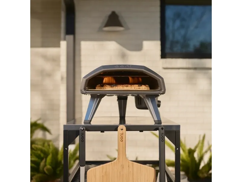 Ooni Koda 2, 1 pizza(er), Sort, Sølv, 36 cm, 500 °C, 190 - 500 °C, Sten