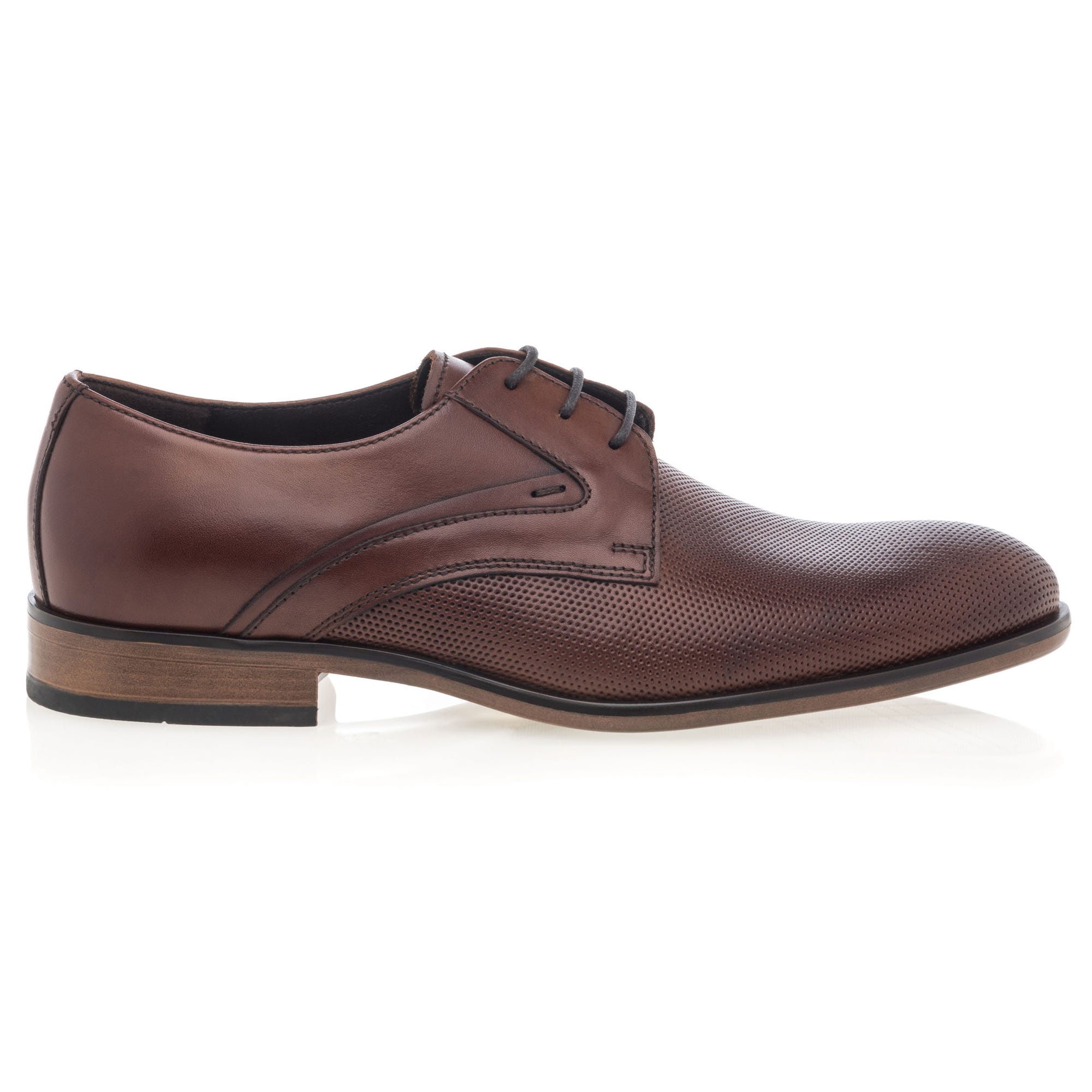 Derbies Homme en cuir marron