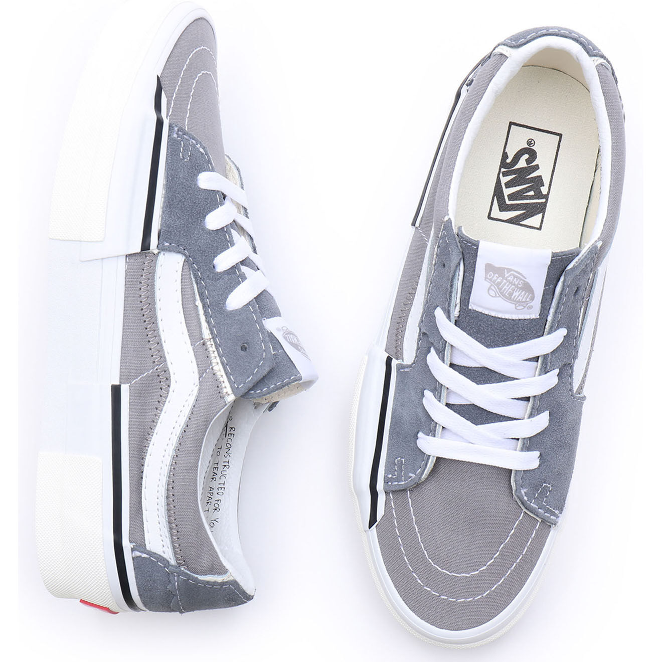 Vans Baskets SK8-Low Reconstruct grises