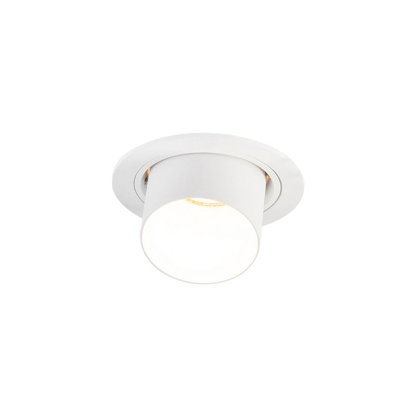 Set van 6 Moderne inbouwspot wit rond kantelbaar - Installa