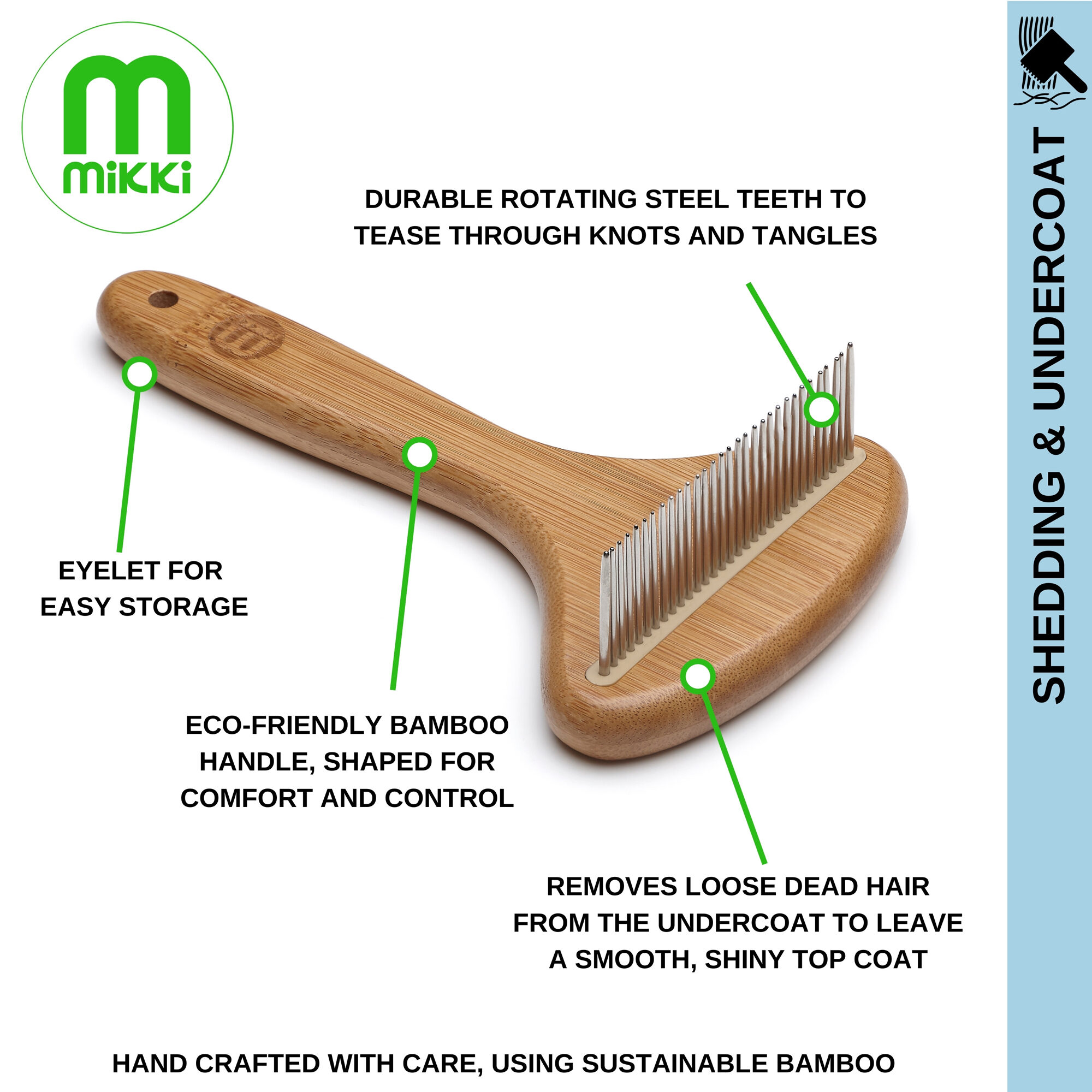 Mikki Bamboo Anti-Klit Rake