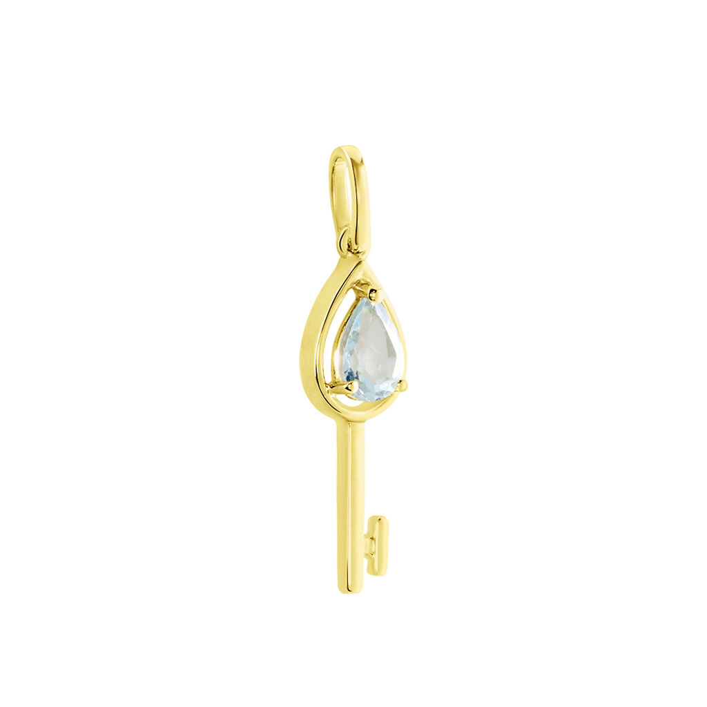 Pendentif Or Jaune Goran Topaze