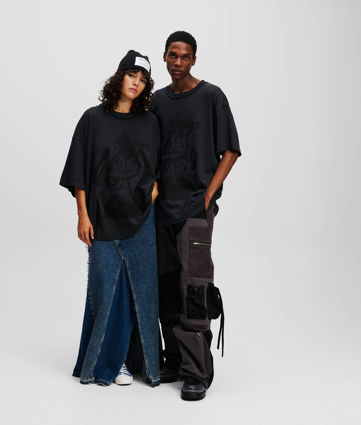 T-SHIRT KLJ X ATELIER RESERVÉ - Noir lavé