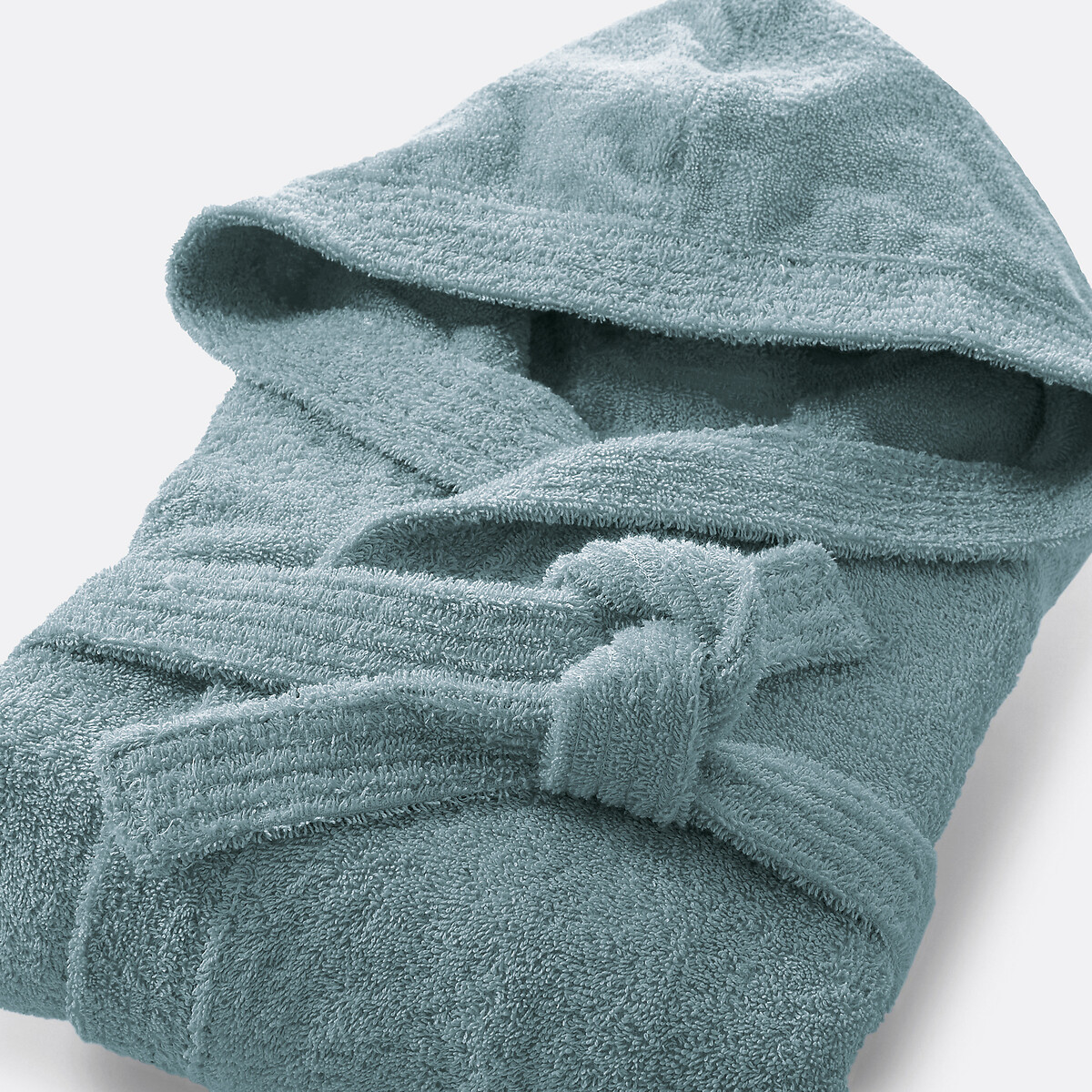 LA REDOUTE INTERIEURS<br>Roupão com capuz em atoalhado bouclette 450 g/m², Haxel