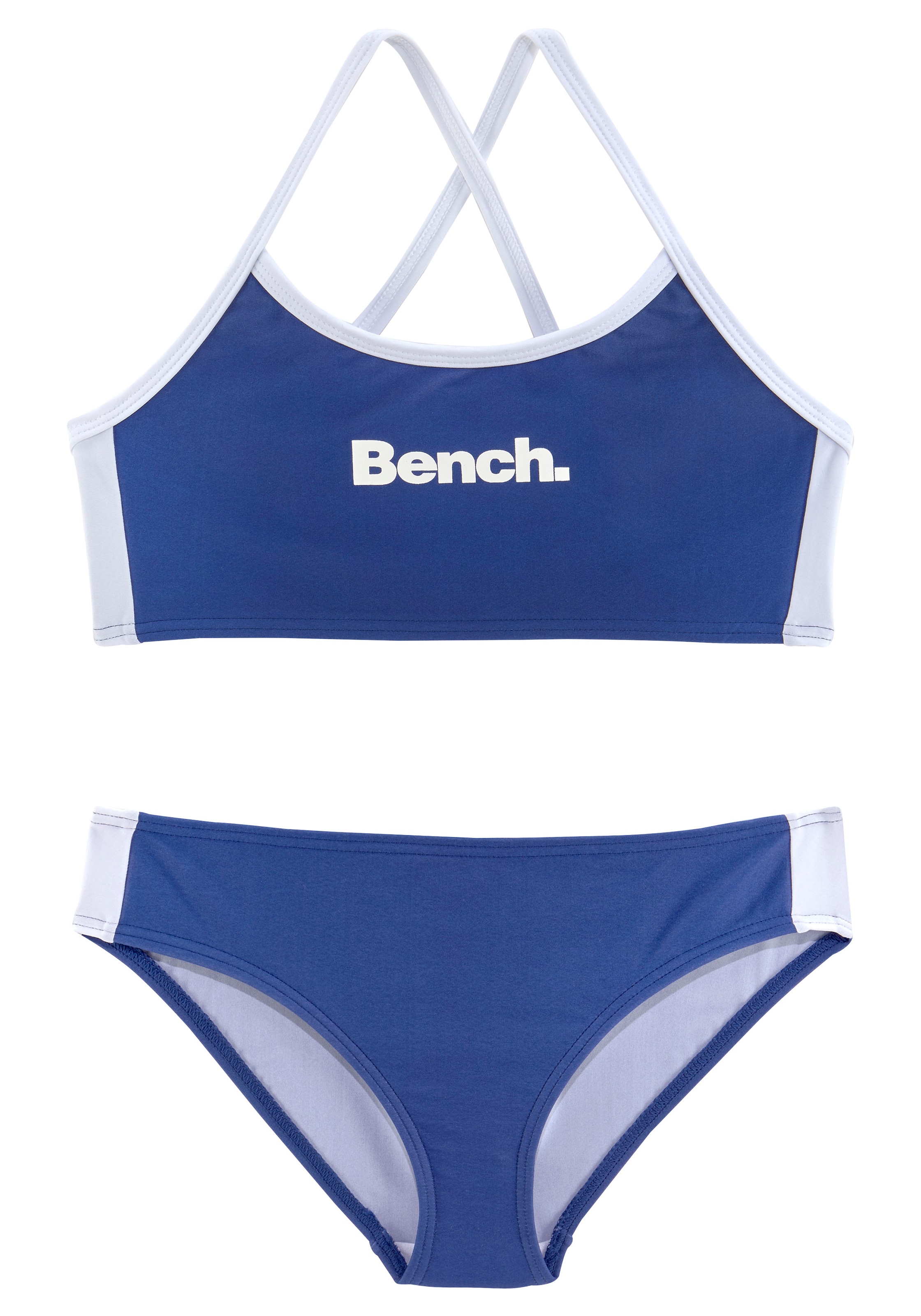 Bench. Bustier-Bikini , mit gekreuzten Trägern
