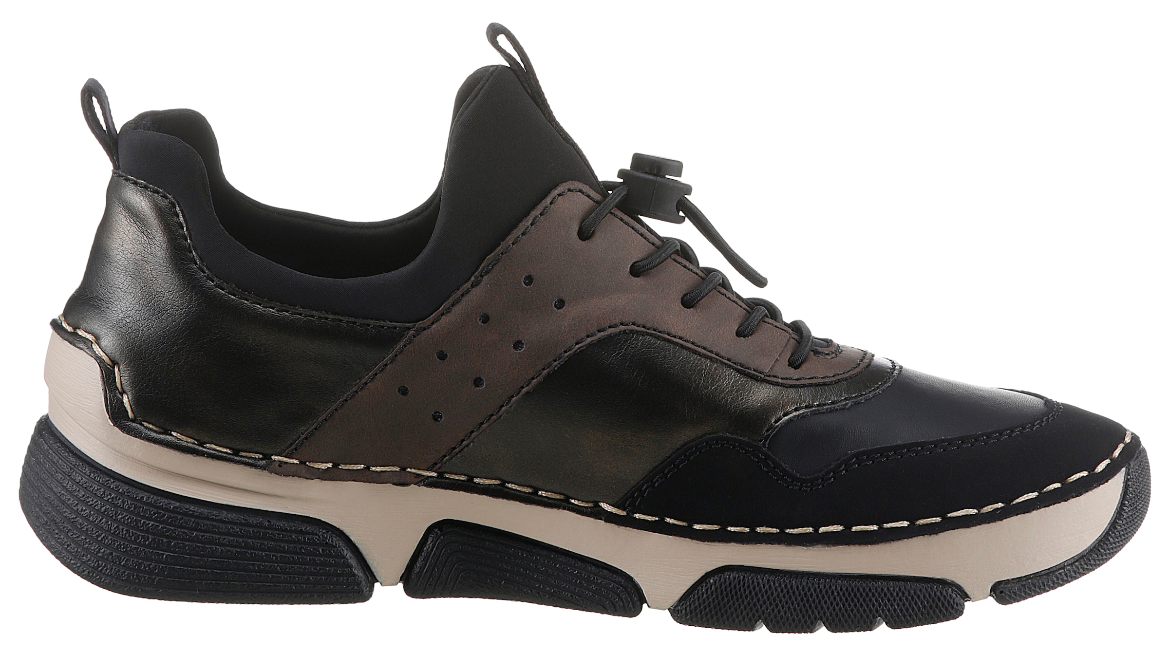 Rieker Slip-On Sneaker  , Schlupfschuh, Freizeitschuh, Halbschuh mit Schnellverschluus