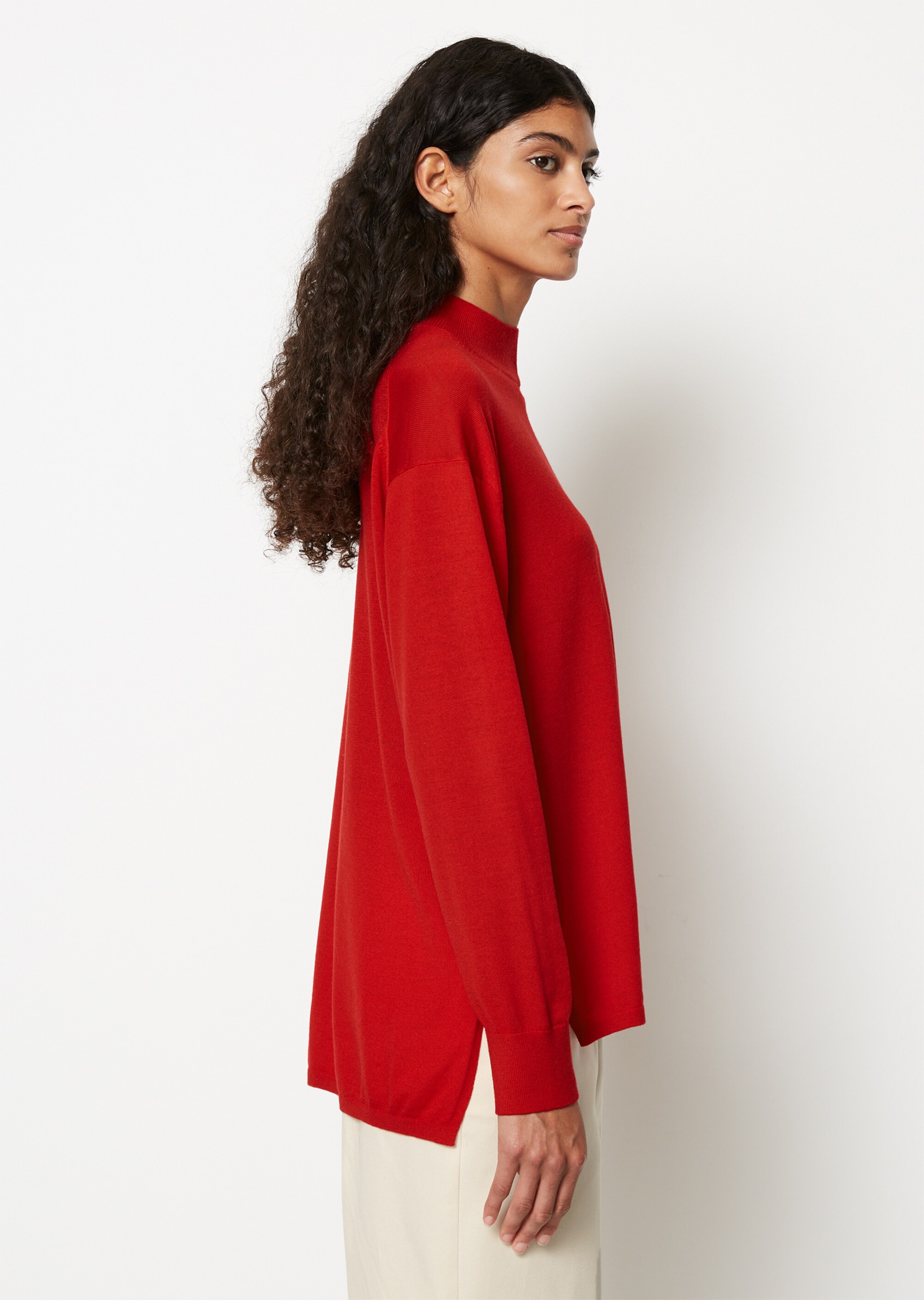 Feinstrickpullover looseaus edler Merinowolle