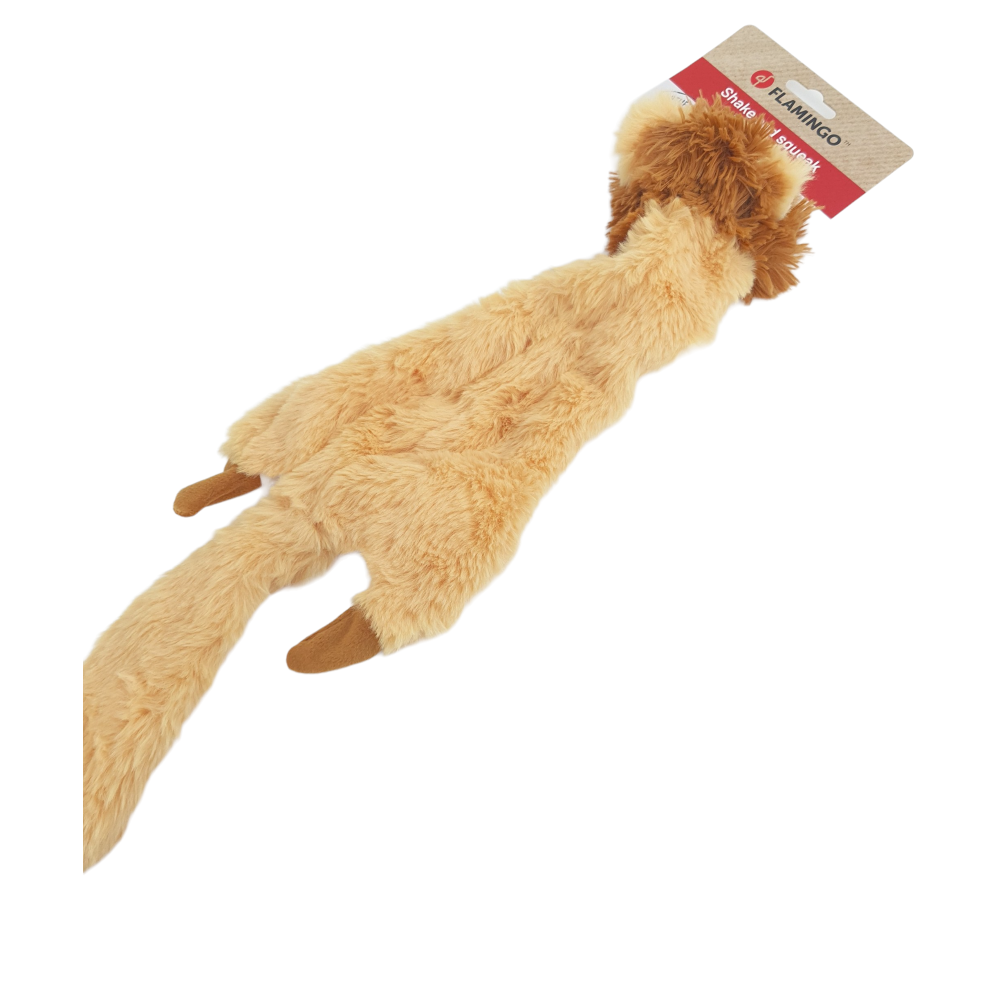 Jouet lion kiki orange 56 cm pour chien