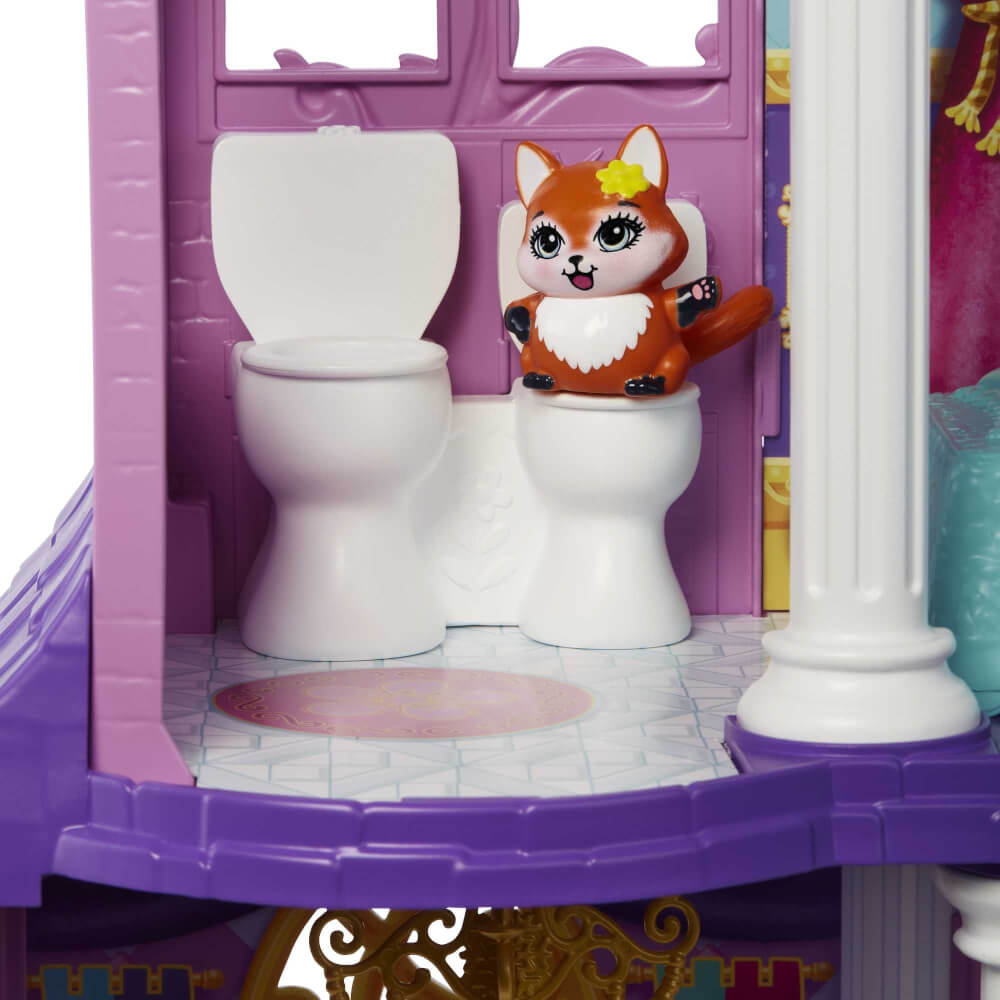 Mattel GYJ17 Enchantimals Royals Ballzauber Schloss mit Felicity Fox & Flick