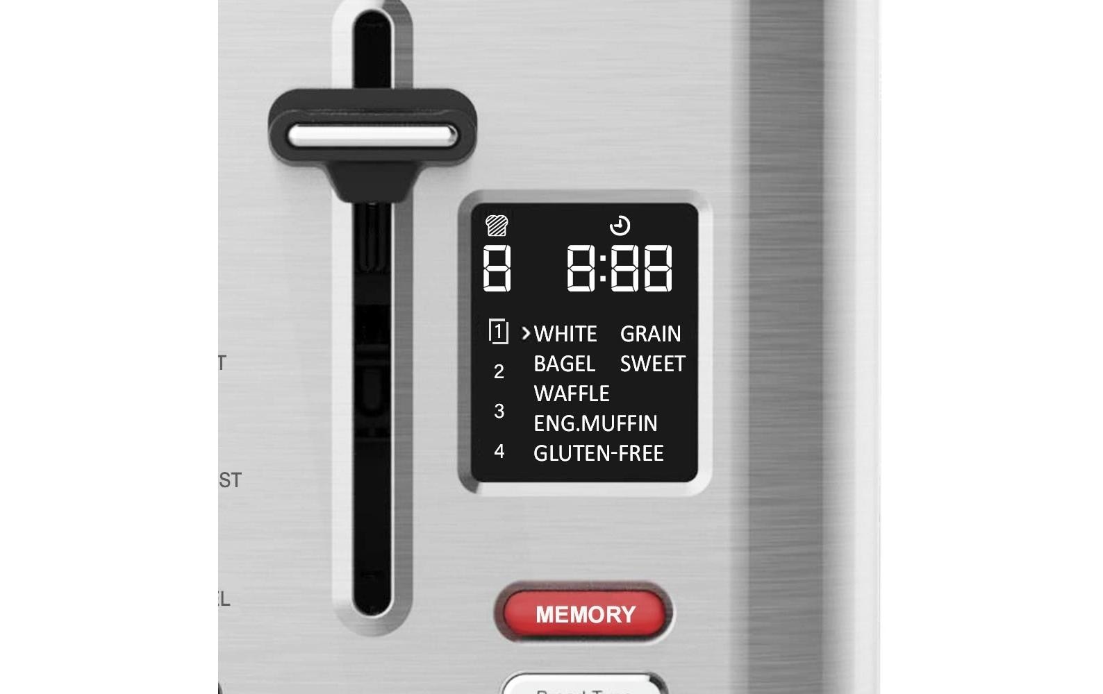 Gastroback Toaster »Digital 2S Silber« für 2 Scheiben 950 W