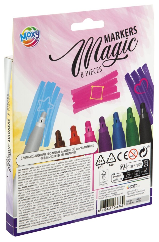 Moxy - 8 Magiske Tuscher