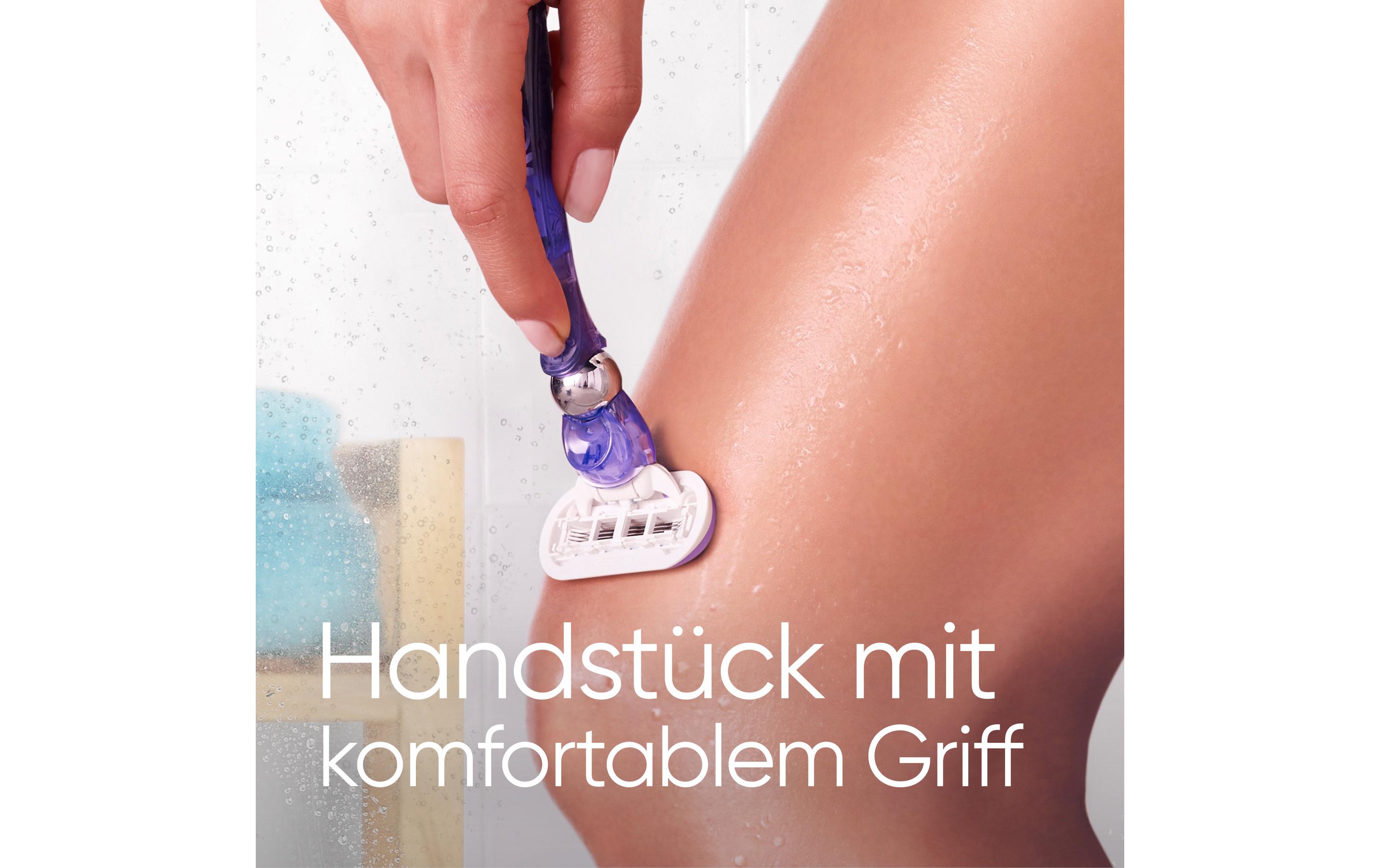 Rasierer Deluxe Smooth Swirl 3 StückDamenrasierer mit integriertem Flexiball