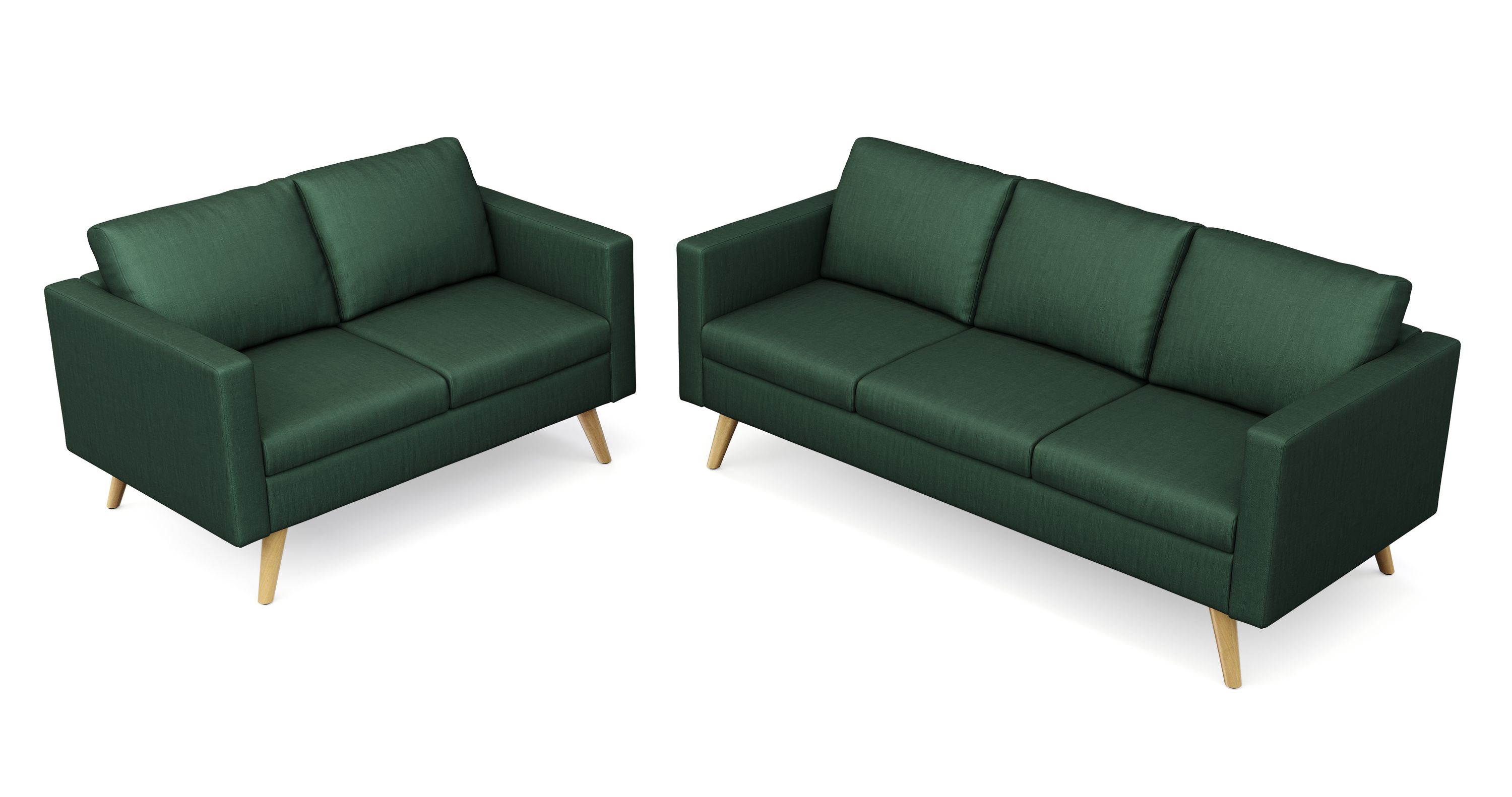 Sofa Set BLAIR dunkelgrün