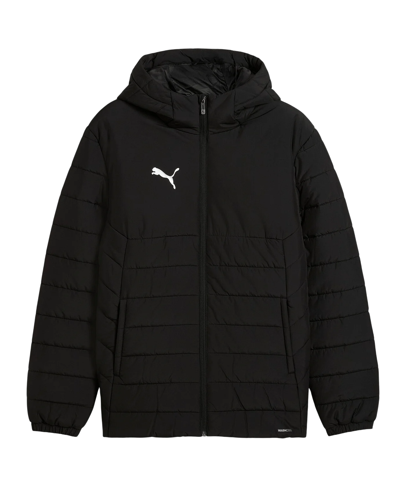 PUMA teamAdditions Padded Kapuzenjacke Schwarz F03