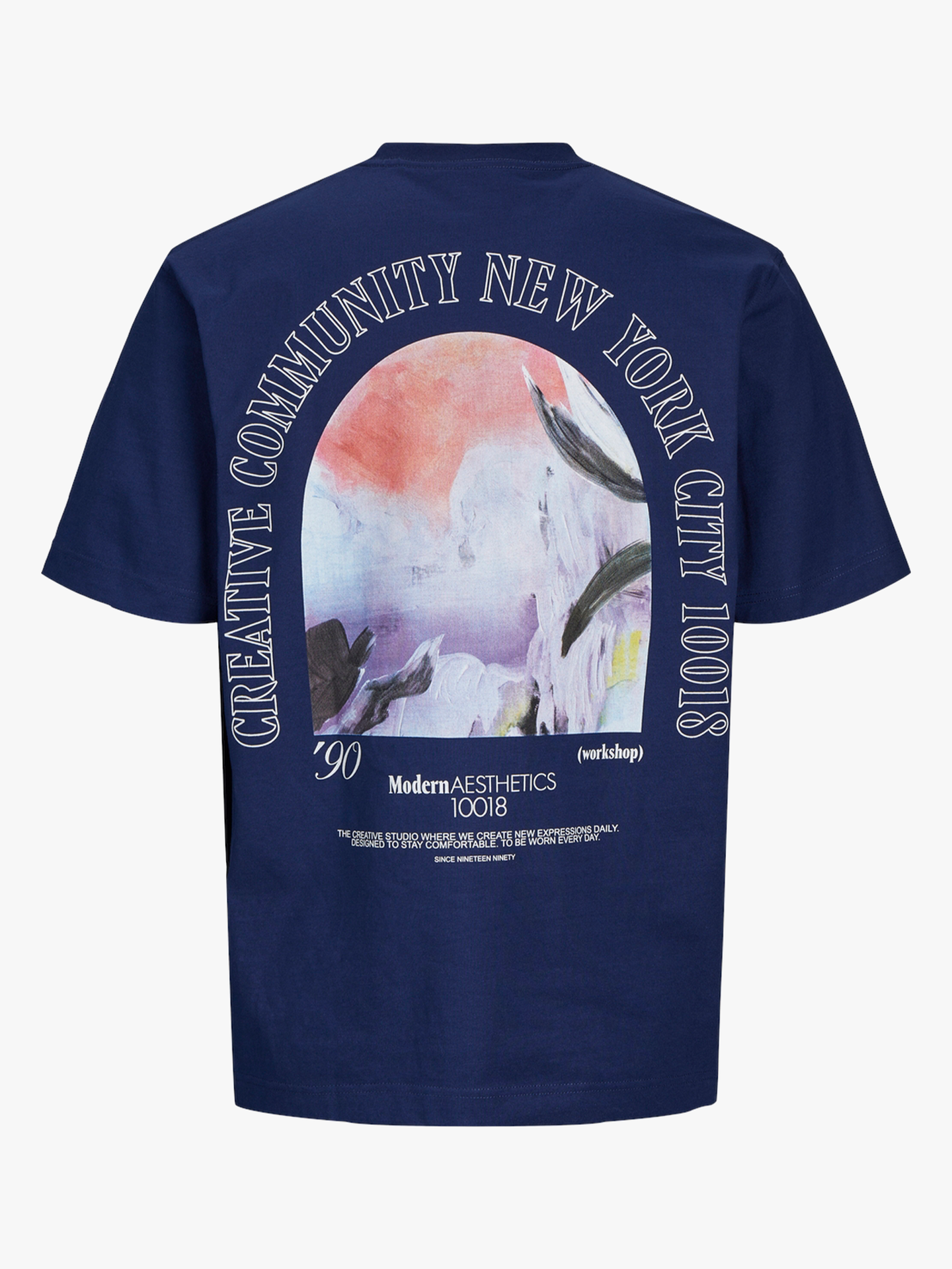 Roxbury Collage Tee Short Sleeve Crew Neck