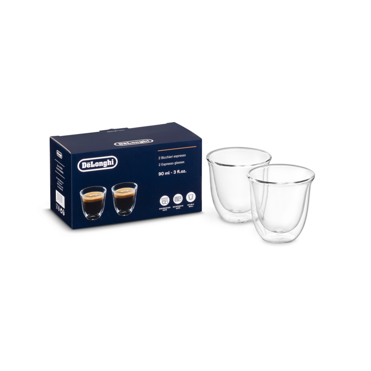 De Longhi Espresso Gläser Set