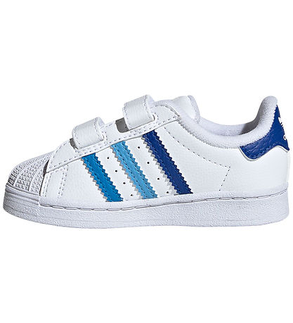 adidas Originals Sko - Superstar CF I - Hvid/Bl?