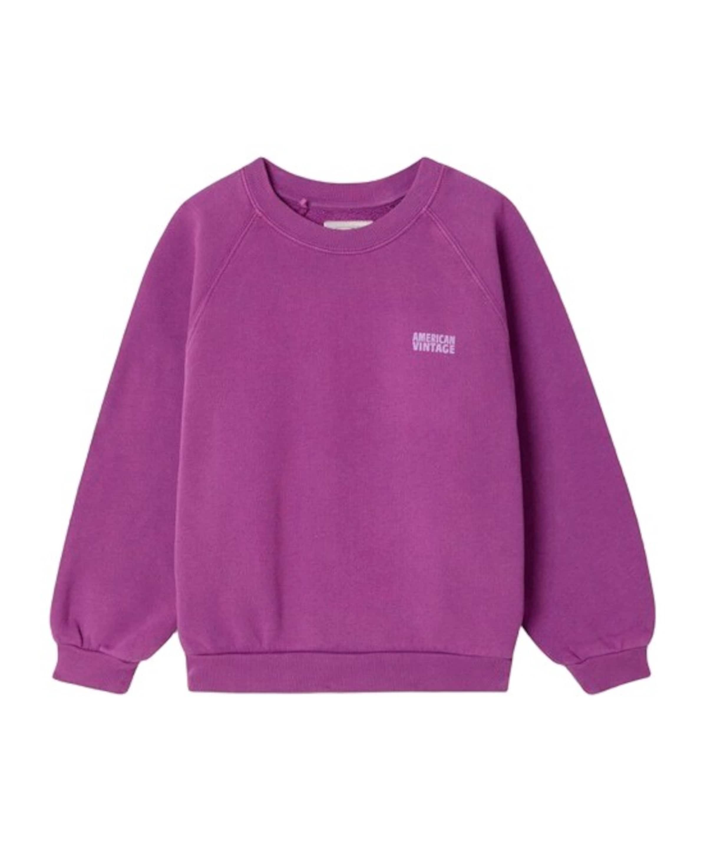 American Vintage Uniseks sweater  paars
