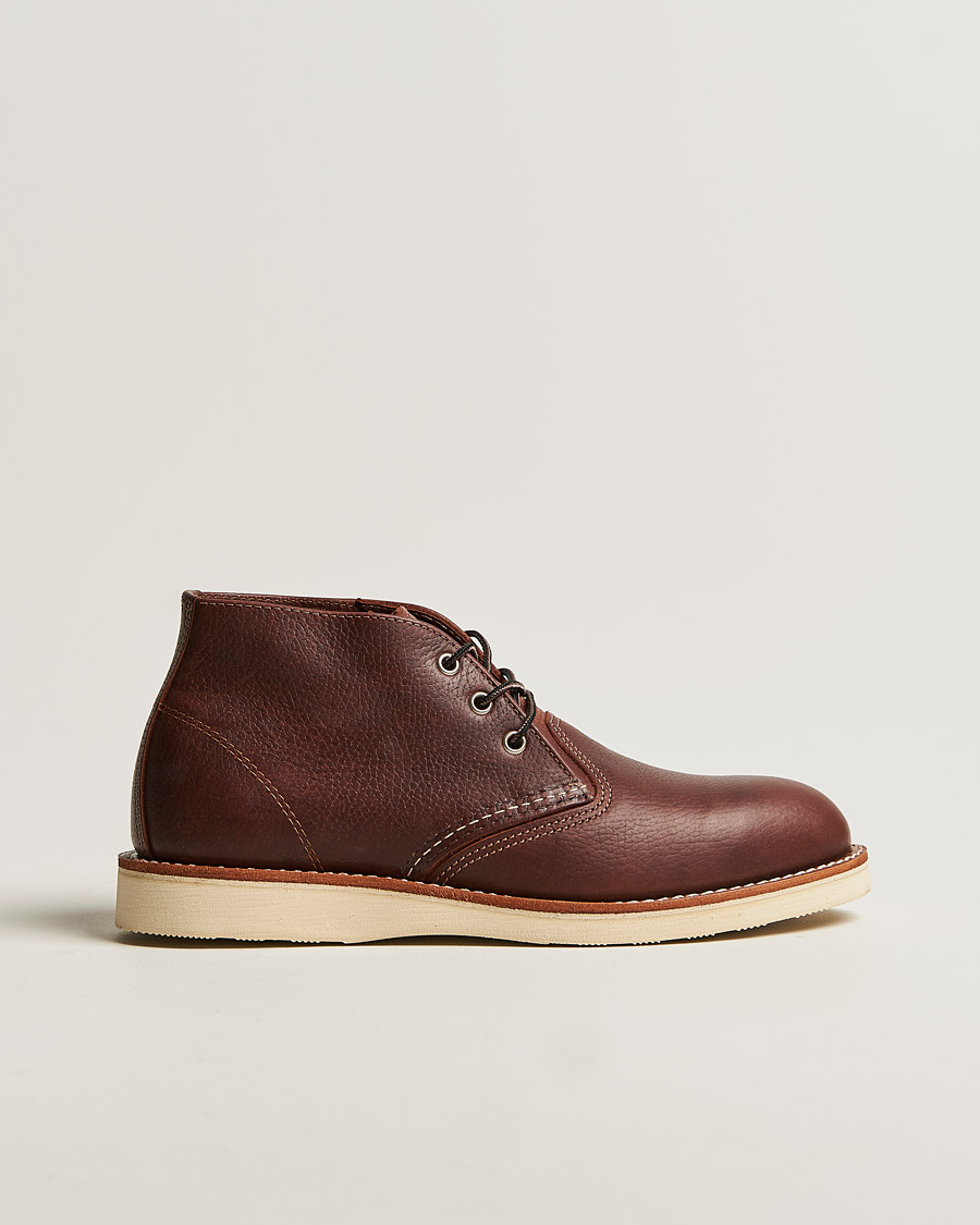 Red Wing Shoes Work Chukka Briar Oil Slick Leather