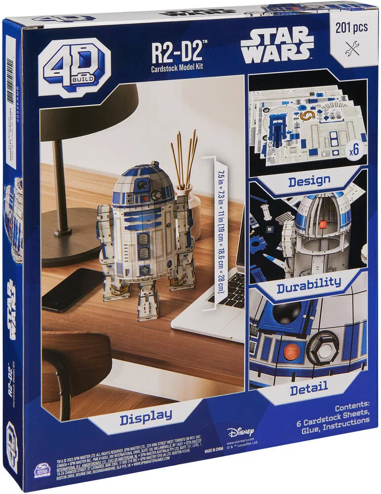 STAR WARS - 4D BUILD - R2-D2 201 PIECES