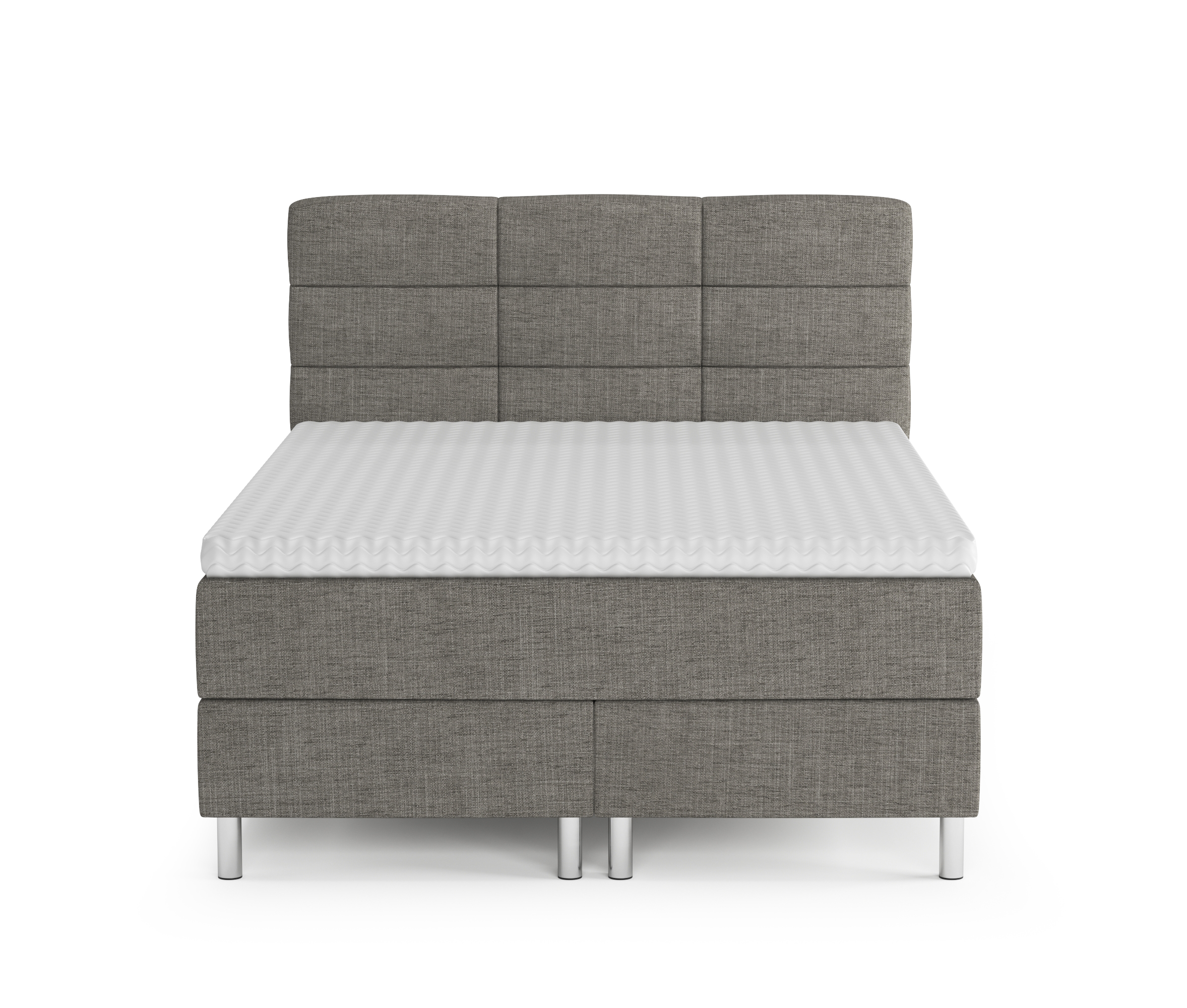 Boxspringbett MIDNIGHT 140 x 200 cm grau