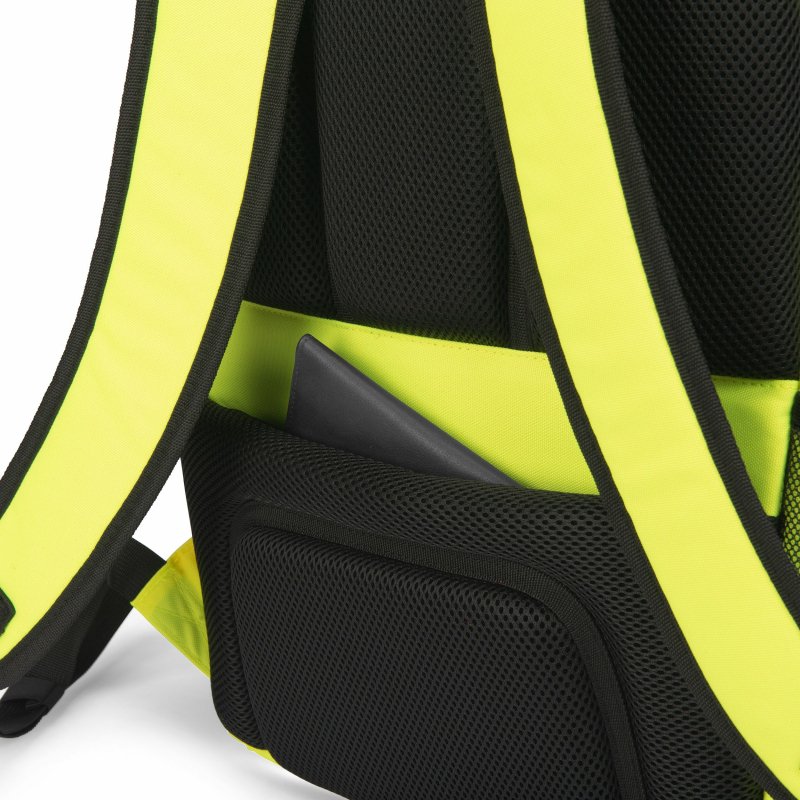 DICOTA P20471-17 sac à dos Noir, Gris, Jaune Polyéthylène téréphtalate recyclé (rPET)