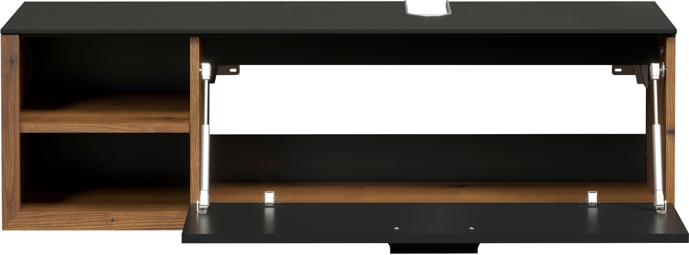 welltime Waschbeckenunterschrank »Premont« 1 Stk. tlg. Hängender Waschtisch mit Siphonausschnitt - (B/T/H) 120/45/36 cm