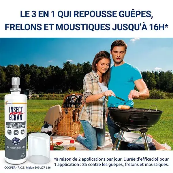 Spray Repelente de Mosquitos Insect Screen para Vespas e Marimbondos 100ml