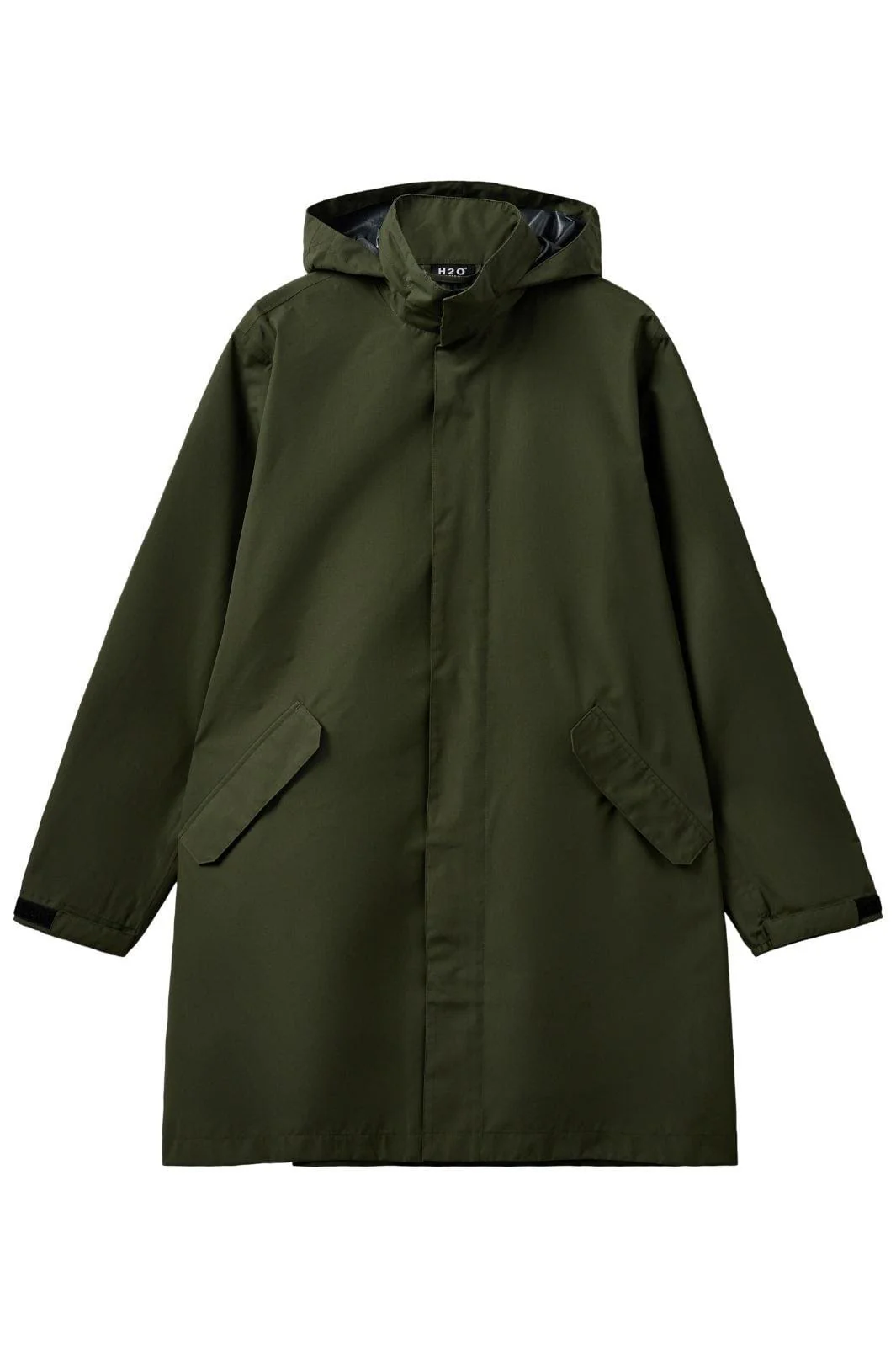 H2O Rømø Lw Rain Long Jacket 3020 army