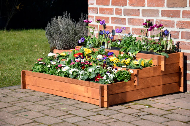 dobar Pflanzentreppe BxTxH: 110x88x36 cm