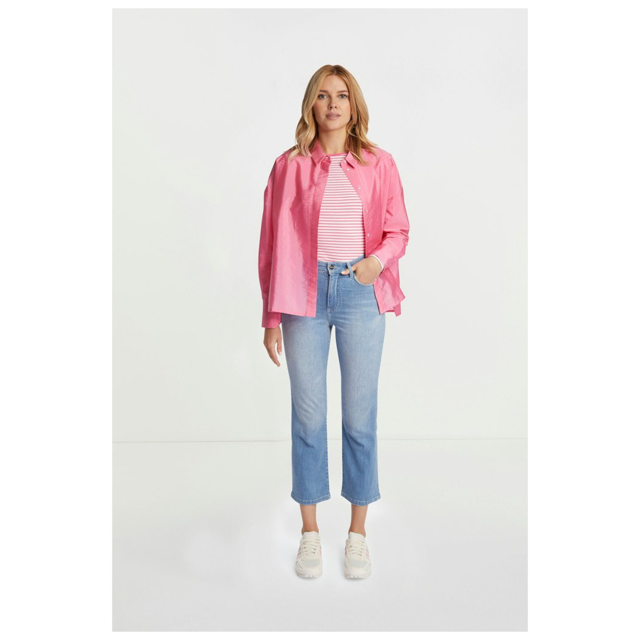 Rich & Royal Kick Flare Organic light blue
