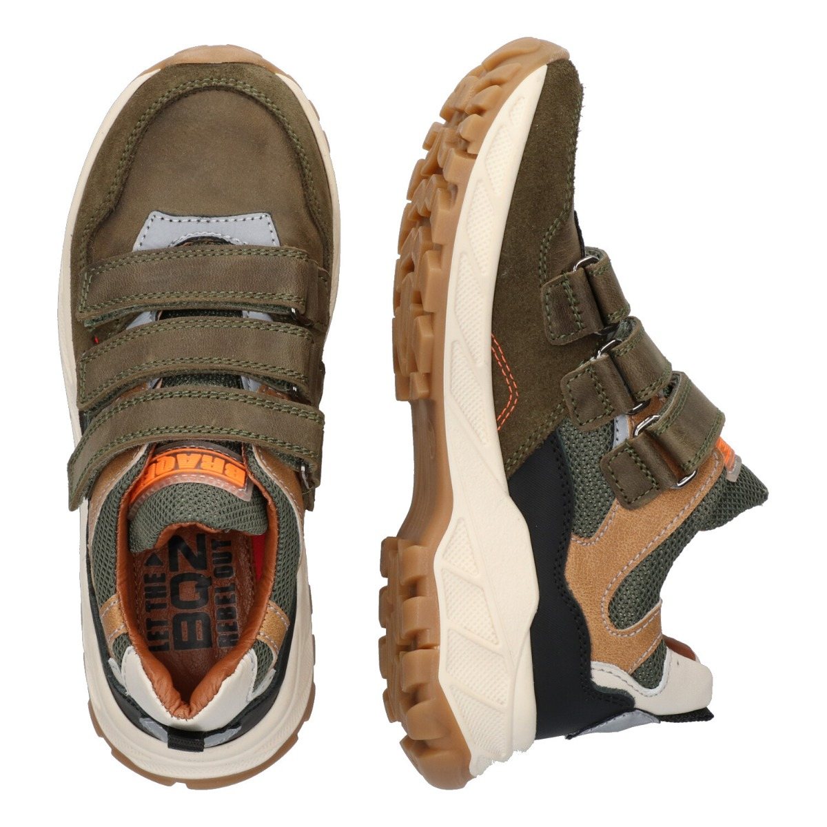 Bruno Berlin - Lage Sneakers Braqeez Groen