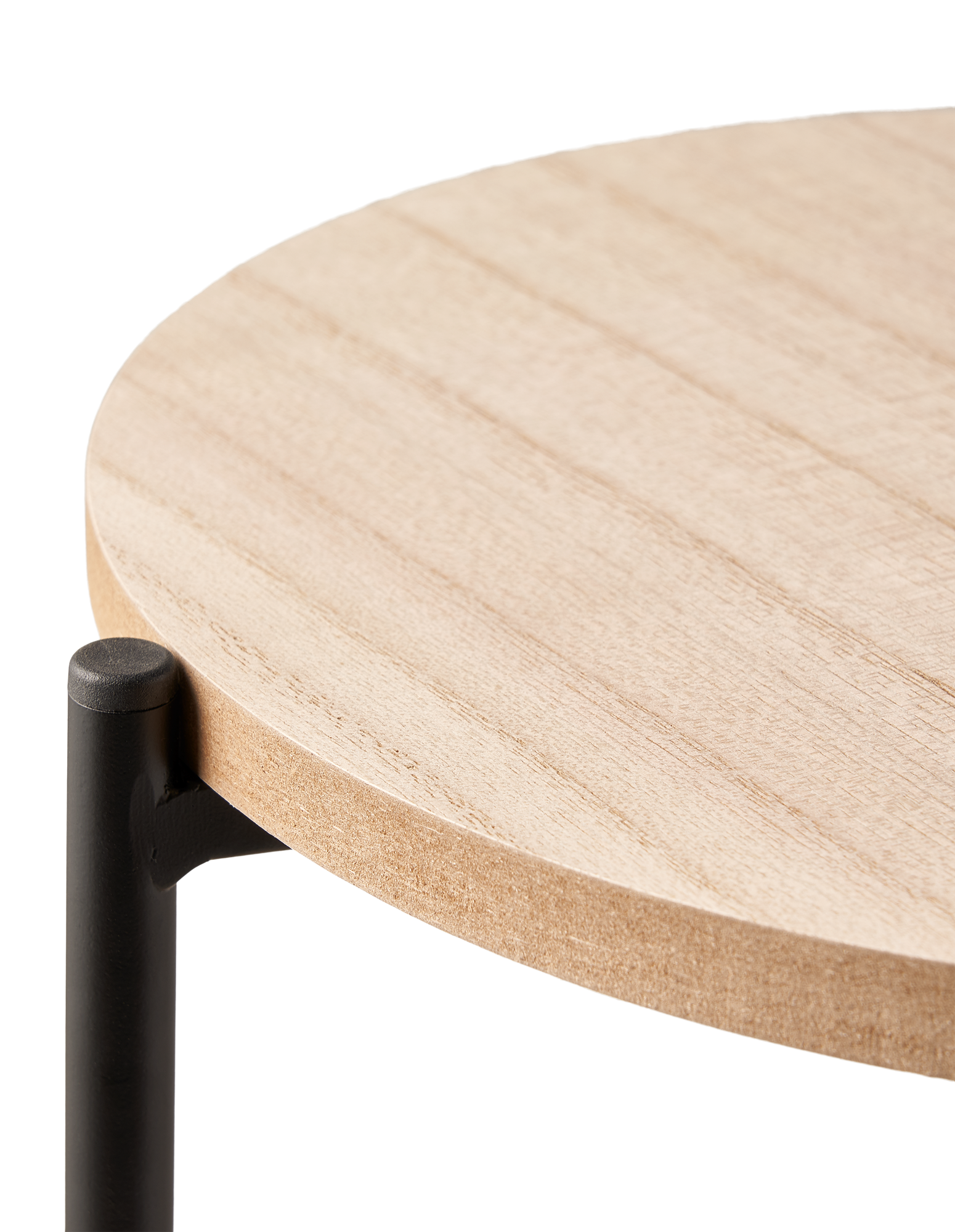 Planteopsats | Jern/MDF/poppeltræ. 27 x 27 x 57,5 cm. | Black