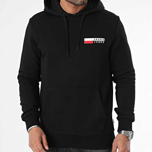 Sweat Capuche Corp Logo Noir