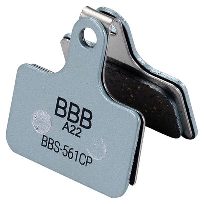Paire de Plaquettes BBB DiscStop Coolfin Organiques pour Shimano Dura-Ace/Ultegra/105/Tiagra/GRX