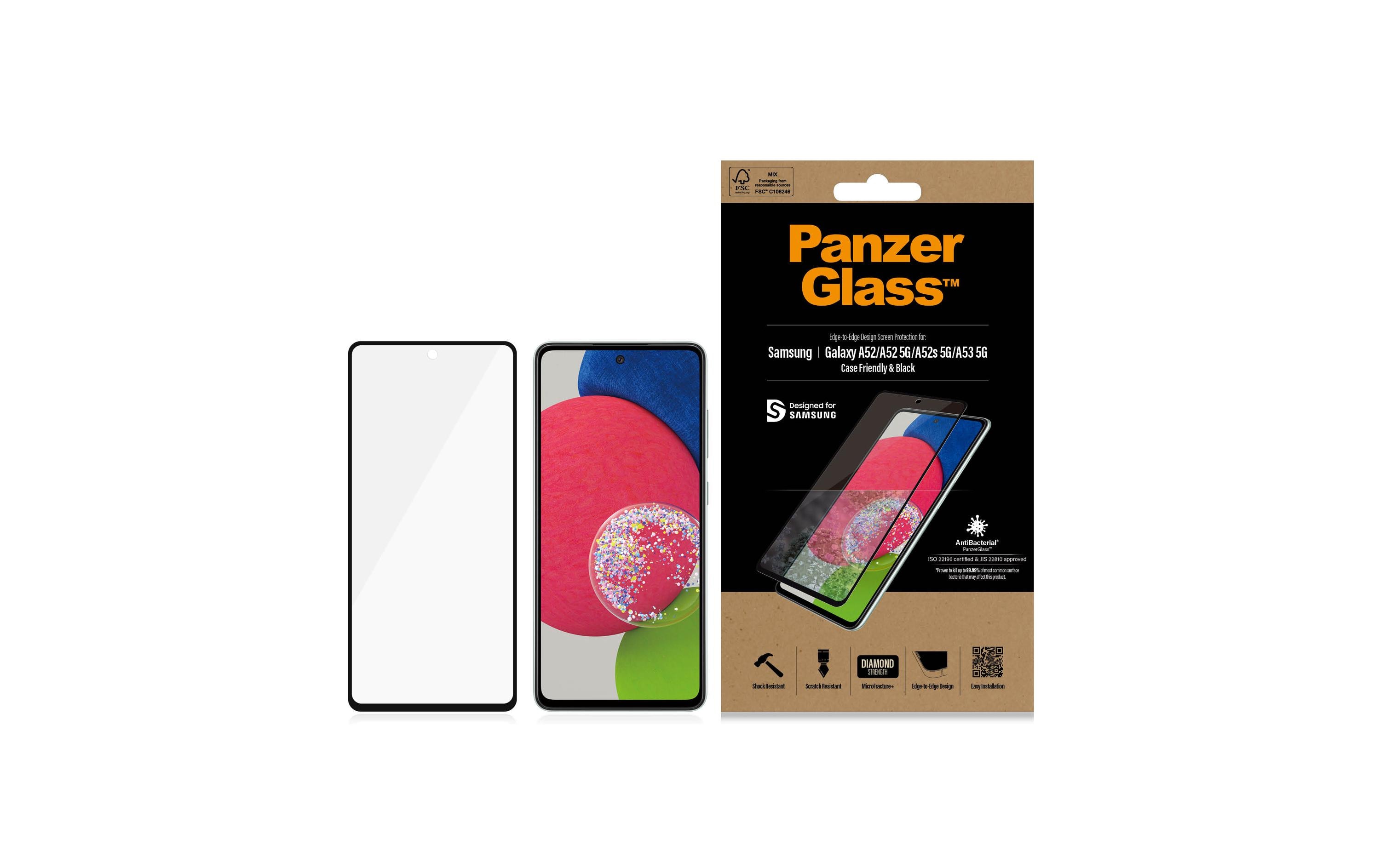 Case Friendly Galaxy A52/A52 5G/A53Display-Schutzfolie für das Samsung Galaxy A52/Galaxy A52 5G/Galaxy A52s 5G/Galaxy A53 5G