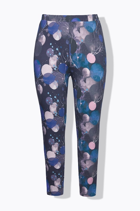 Leggings, grafischer Druck, Elastikbund, Biobaumwolle