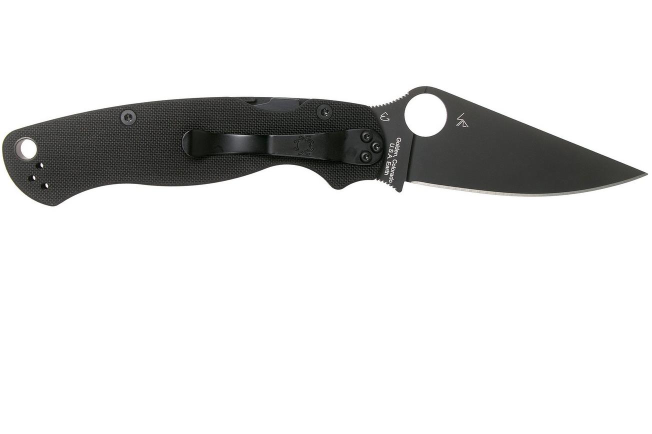 Spyderco Paramilitary 2 Black C81GPBK2 zakmes