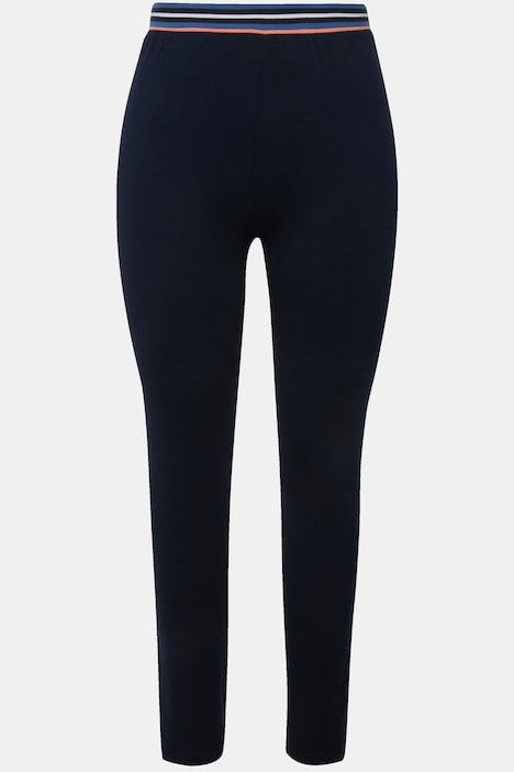 Loungewear-Leggings, 2er-Pack, uni/Muster