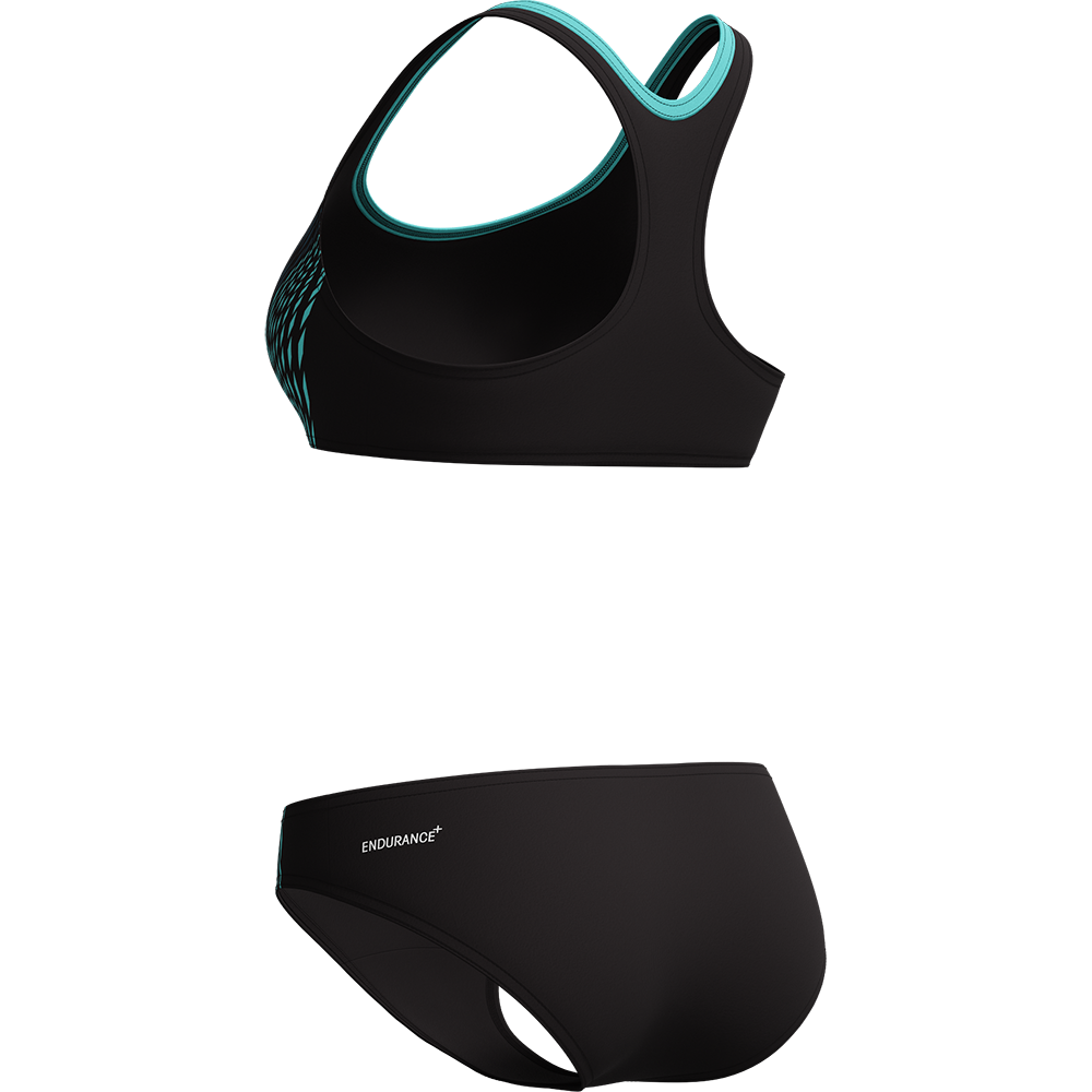 Speedo Placement Bikini Damen artic glass